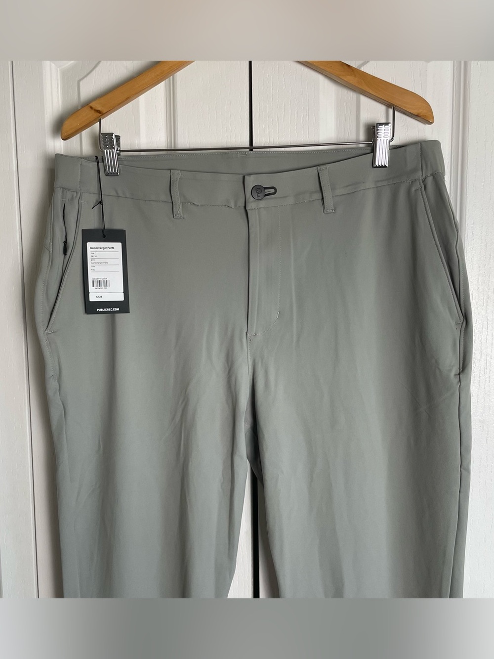 Public Rec Gamechanger Pants Mens 34x34 Fog Performance Golf Comfort *FLAWED* - Picture 2 of 16
